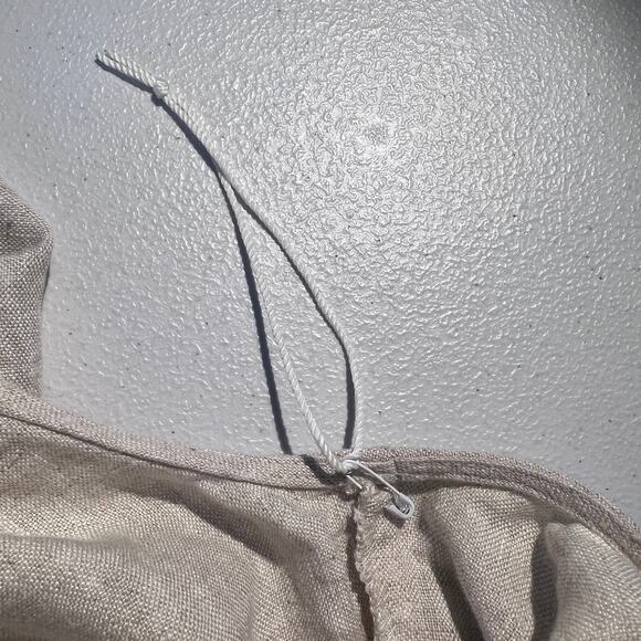 NWOT Reformation Dress Jill Linen A-Line Mini Oatmeal Clean Girl Boho Sundress - Picture 5 of 7